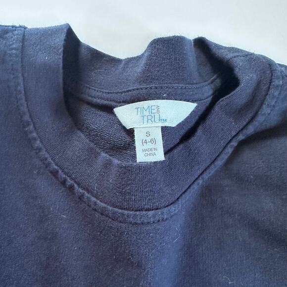 Time And Tru Women's Ruffle Sweatshirt - Picture 3 of 6